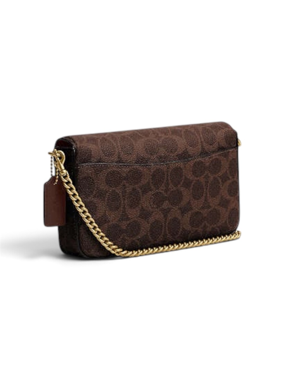 NWT Coach Mila Signature Canvas Crossbody Bag | Brass/Maple | Removable Strap - Picture 5 of 10